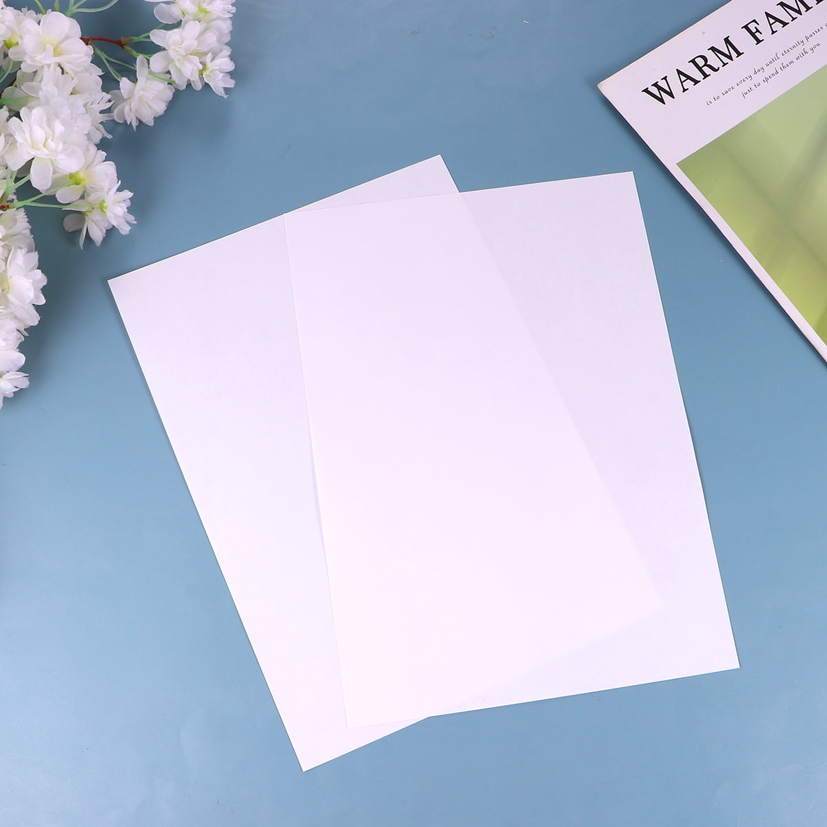 Worgeous  100 Sheets A4 Release Paper Notes Envelopes Tack Blank Nameplate Office White