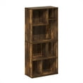 thumbnail image 2 of Furinno Daly 7-Cube Irregular Cubes Bookcase, Bookshelf, Storage Organizer, Amber Pine, 2 of 6