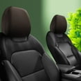 thumbnail image 2 of Black Premium Cloth Headrest Cover for Car, Truck, SUV, Auto Fit, 2 of 7