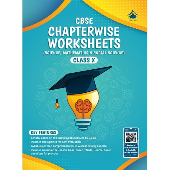 Chapterwise Worksheets for CBSE Class 10 (2022 Exam), (Paperback)