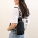 thumbnail image 1 of Riñonera Bolso Riñonera de moda para mujer, bandolera de cuero bohemio, cremallera informal (negro), 1 of 5
