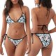 thumbnail image 3 of Fotbe Butterfly Traje de Baño para Mujer de Dos Piezas – Bikini Sexy de Tirantes Tipo Halter con Diseño Triangular, 3 of 6