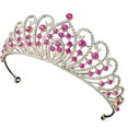 thumbnail image 2 of MasteelfCA Wedding Bride Crown Bridal Rhinestone Crown Birthday Party Tiara Wedding Hair Accessory, 2 of 7