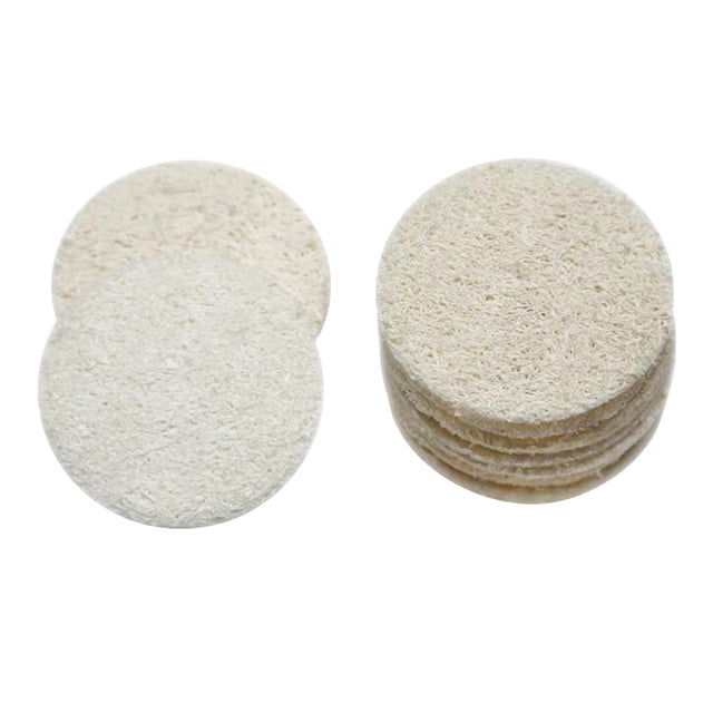 20 piezas de limpieza de esponja de lecho descarga de maquillaje pieza pieza de limpieza de esponja para el cuerpo de baño cara