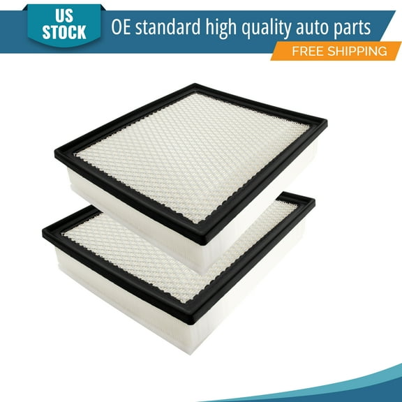 YXPCARS 2PCS Front Engine Air Filter for Toyota Sequoia 2014-2022 Tacoma 2016-2023 Tundra 2013-2021, New Air Filter Replacement (CA11895)