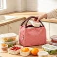 thumbnail image 4 of Clearance Lunch Box, Waterproof Reusable Portable Lunch Bag for Back to S*chool / Work / Travel / Picnic / Party, Under 1 Dollars! (Orange), 4 of 7