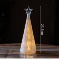 thumbnail image 1 of Cristal Decoración del árbol de Navidad Adornos Iluminación brillante Luz nocturna Ambiente festivo romántico Fiesta Ventana// kaili Sencillez, 1 of 5