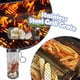 thumbnail image 4 of Cesta para parrilla con ruedas, cestas de acero inoxidable para barbacoa, cesta para asar, cesta para asar con ruedas, cesta para parrilla cilíndrica, con gancho, para asar verduras, pescado y carne, 4 of 5