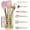 7 Piece Pink & Gold, variant on 7-Piece Beige & Gold Kitchen Utensils Set – Non-Toxic Silicone & Stainless Steel Tools for Cooking, Serving, & Hosting – Ideal for Nonstick Cookware & Modern Kitchens, with Gold Utensil Holder