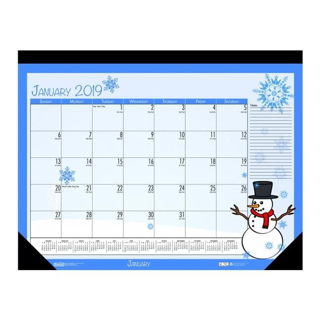 House of Doolittle HOD139 12 Months Desk Pad Calendar Seasonal, January - December