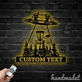 thumbnail image 2 of Handmadetneonsign Disc Golf UFO Metal Wall Art, Disc Golf Metal Sign Wall Decor, Sport Metal Decor, 2 of 5