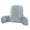 Gray, variant on Thsue Plush Big Backrest Reading Rest Pillow Lumbar Support Chair Cushion with Arms