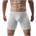 thumbnail image 2 of Teissuly Men's Underwear Gradually Solid Color Flat Angle Underwear Sexy Low Waisted Pants, 2 of 8