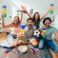thumbnail image 3 of 20 Oz Soccer Print Skinny Insulated Stainless Steel Tumblers With Straw & Lid Metal Double Wall Vacuum Travel Coffee Mug Gift For Soccer Fans, 3 of 7