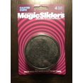 thumbnail image 2 of Magic Sliders 5865530 2,5 x 2,5 Pouces Marron Rond Tampons de Protection en Plastique&44; 4 par Pack - Pack de 4, 2 of 3