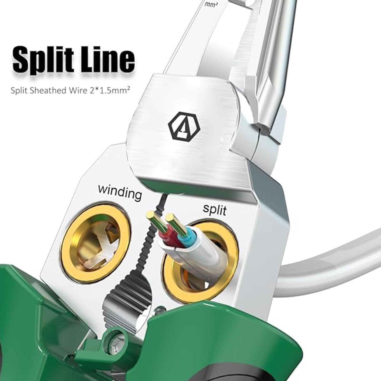 Wire Stripper Tool, 8 in 1 Needle Nose Pliers, Stainless Steel Stripping Pliers, Multifunctional Copper Wire Stripper For Electric Cable Stripping