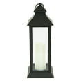 thumbnail image 4 of Northlight 15" LED Battery Operated Black Lantern with Flameless Candle, 4 of 5