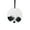 Black White Shih Tzu Dog, variant on WIRESTER 2.75 inch Double-Sided Metal Aluminum Christmas Ornament, Festive Tree Decor for Mom, Dad & Loved One - Animal Merle Aussie Australian Shepherd Dog