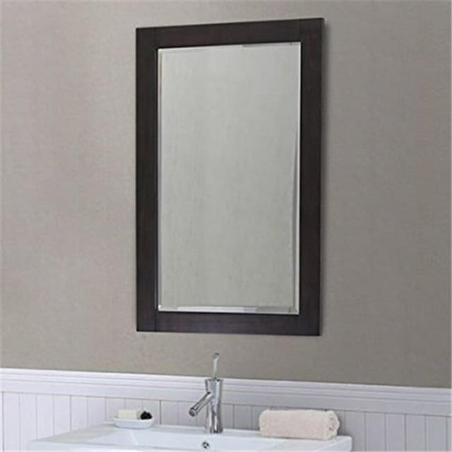 InFurniture IN3700-22M-BR Miroir Cadre, Marron - 22 Po.