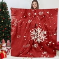 thumbnail image 7 of Xuniizn Christmas Blanket for Couch, Soft Christmas Throw Blanket, Warm Thicken Flannel Sherpa Blanket Microfiber Machine Washable for Bedroom, Fleece Blanket, Christmas Decorations for Home, 7 of 7