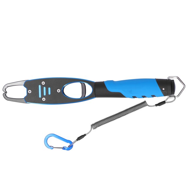 Pince à Lèvres de Poisson, Pince à Lèvres de Poisson Prise Confortable Aluminium Spatial pour Cadeaux de Pêche pour Professionnels pour Amateurs de Pêche Bleu