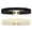 Black+Beige, variant on SUOSDEY Women Skinny Elastic Belt Ladies Stretchy Waist Belt with Round Gold Buckle 2 Pack