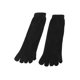thumbnail image 1 of Calcetines de dedos de pie elásticos de longitud alta para tobillo unisex INSPIRE CHIC Talla única Negro, 1 of 1