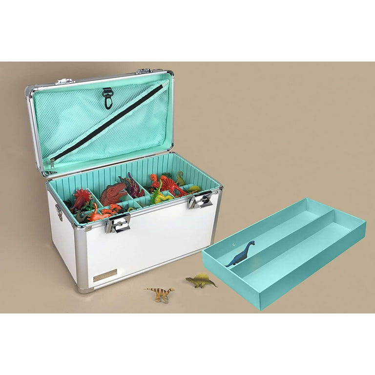 IdeaStream Metal Divided Storage Box, 9H x 8W x 8D, White