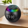 thumbnail image 3 of Modelo de reloj de bola, altavoz inalámbrico bluetooth, tarjeta de colección de voz portátil, 3 of 6