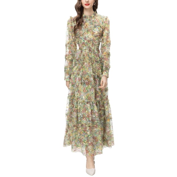 LIONELLO SALVI womens Maxi Dess, 8