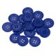 thumbnail image 1 of Uxcell 22 Pcs Botón de Resina Azul Oscuro, Botones de Costura Redondos de 1 Pulgada (25 mm) con 4 Agujeros, Botón de Tamaño Pequeño para Hacer Manualidades de Ropa, 1 of 7