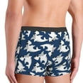 thumbnail image 5 of Haiem Shark Men's Boxer Briefs, Every Day Comfort Stretch Cotton Moisture-Wicking Underwear-Medium, 5 of 9