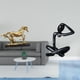 thumbnail image 2 of Figura de caballo,Escultura de caballo en miniatura coleccionable,Estatua de animal de adorno de caballo de resina para decoración del hogar,Figura de escritorio,Escultura abstracta de, 2 of 8