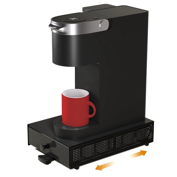 Cup Organization Storage Drawer Maker K Cup Holder Sliding Tray Pull out Coffee Pod Organizer Rolling Stand Countertop Maker Stand Rack Capsules Compatible with Keurig Accessories