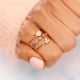 thumbnail image 5 of Combinación de Mujeres Luna Opal Anillos de moda de tres piezas Cute Sweet Girls Anillos, 5 of 6