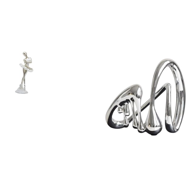 Escultura minimalista de chica bailarina moderna, figura de arte abstracto creativo para dormitorio, oficina, mesa de café, estantería, regalo de inau