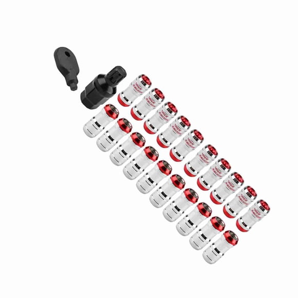 Lug Nuts, Cold Forged Material Truck Nuts Wheel Nuts with 20 Lock Nut for Aftermarket Wheels