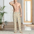 thumbnail image 3 of Cauagu Autumn Gnomes Holding Mushroom Mens Pajama Pants Sleep & Lounge Pants,PJ Bottoms with Pockets-XX-Large, 3 of 7
