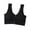 #449-Black, variant on Roncen Women's Wire-Free Sports Bra - Wide Strap, Seamless, and Comfortable Support for Large Breasts