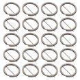 thumbnail image 3 of Shisuyan 20pcs Keyrings Making Rings Alloy Key Chain Key Holder Pendants DIY Circle Rings, 3 of 9