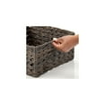 thumbnail image 5 of mDesign Woven Farmhouse Pantry Food Storage Bin Basket Box, 6 Pack, Dark Brown, 5 of 9
