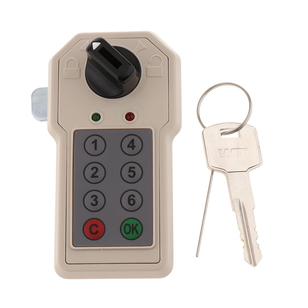 1Set Electronic Intelligent Password Keypad Number Drawer Cabinet Lock for Gym