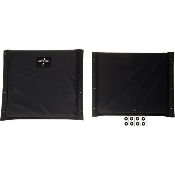 Medline Wheelchair Upholstery Set Bariatric Extra Wide Wheelchair Compatible WCA806925NVYS