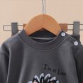 thumbnail image 4 of Kaprioy Baby Toddler Boy Clothes Fall Winter Outfit Long Sleeve Sweatshirts Pants Set 6 9 12 18 24 Months 3T 4T 5T Boy Clothes Boys Clothes Boys Outfits, 4 of 7