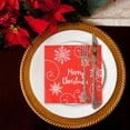 thumbnail image 1 of Feltree Christmas Disposable Paper Napkins, Festive Decorative for Holiday Tables and Birthday Parties, Biodegradable and Absorbent, 1 Pack of 20 Sheets, 1 of 7