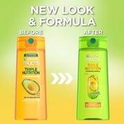 4 Pack - Garnier Fructis, Triple Nutrition Shampoo 22 oz