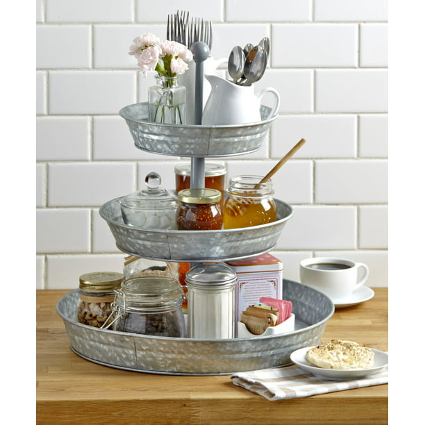 tiered serving trays for parties