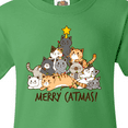 thumbnail image 4 of Inktastic Merry Catmas with Cat Tree and Yellow Star Youth T-Shirt, 4 of 5