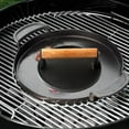 thumbnail image 4 of Tablero Prensador de Carne de Hierro Fundido con Manejar de Madera para Barbacoa, Prensa Redonda para Carne A la Parrilla, Prensa para Hamburguesas de Carne (Redonda), 4 of 5