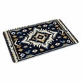 thumbnail image 2 of Boho Navy Blue Door Mat&nbsp;Indoor Outdoor Entrance, Non Slip Small Rug for Kitchen Bathroom Entryway Rug, Ethnic Geometric Southwestern Retro Washable Doormat Floor Mat for Office 18x30 Inch, 2 of 8